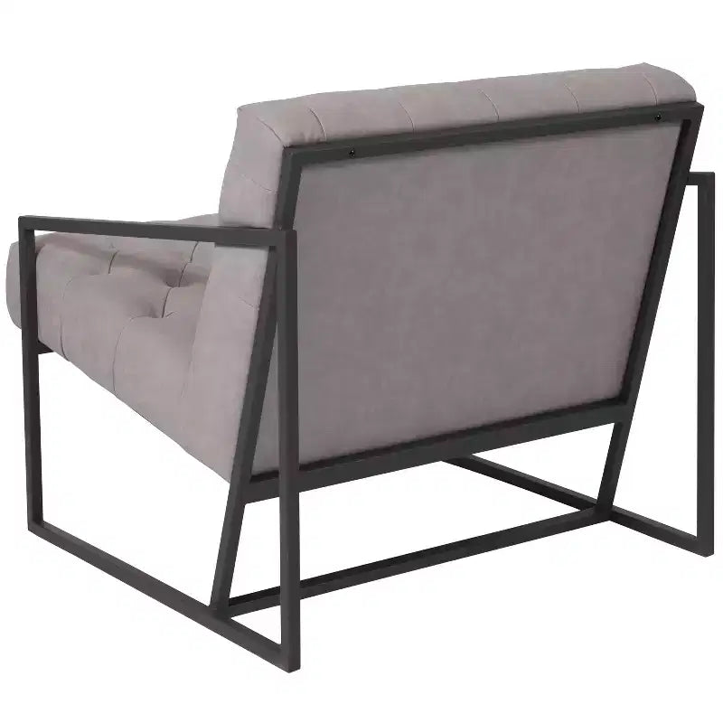 Fauteuil d'appoint capitonné Emma et Oliver Home Office