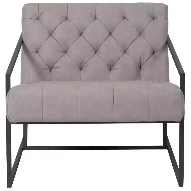 Fauteuil d'appoint capitonné Emma et Oliver Home Office