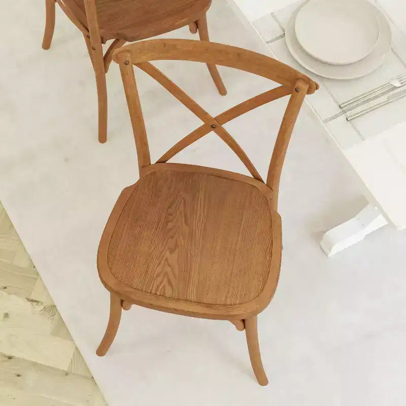 Emma and Oliver 2-pack X-Back Chair