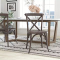 Emma and Oliver 2-pack X-Back Chair