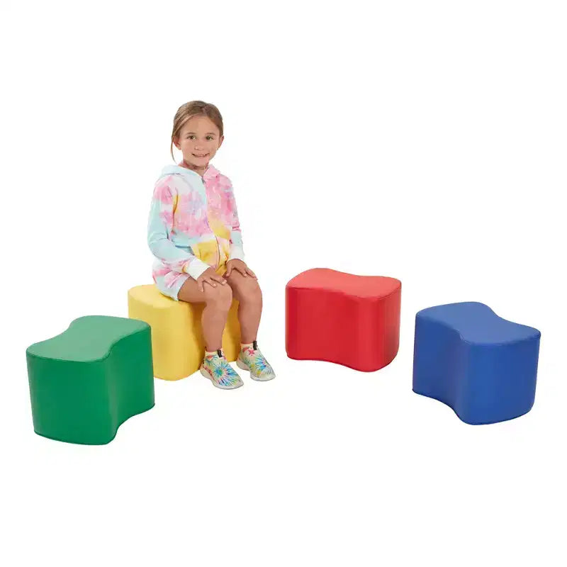 SoftZone Toddler Modular Stool Set 4-Piece