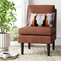 Gelbin Faux Leather Slipper Chair with Wood Legs - Threshold