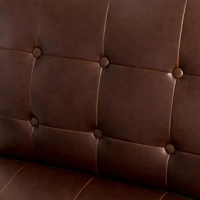 Fauteuil d'appoint en similicuir - Glitzhome