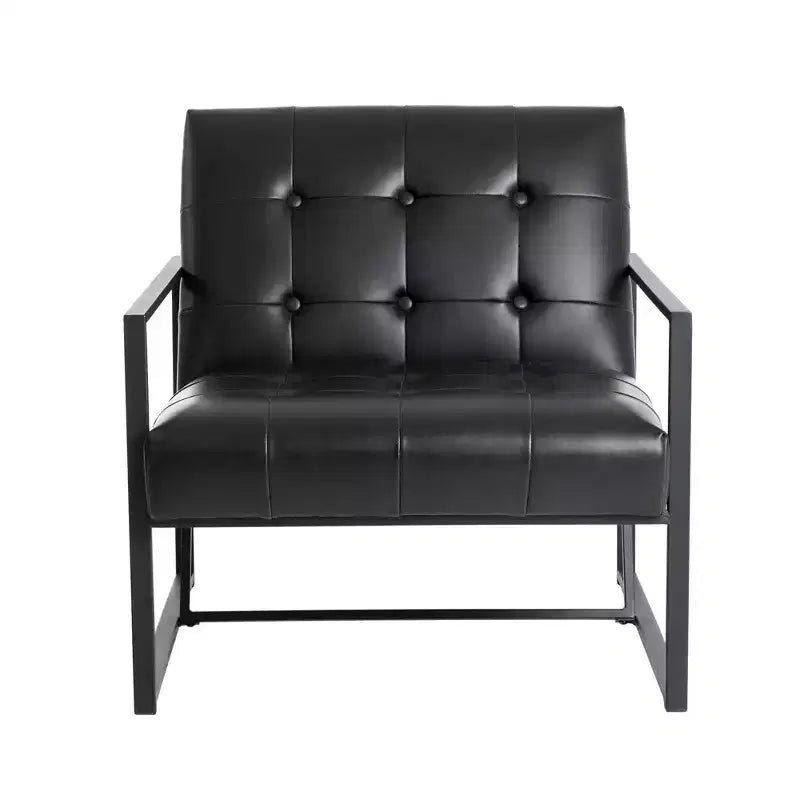 Fauteuil d'appoint en similicuir - Glitzhome