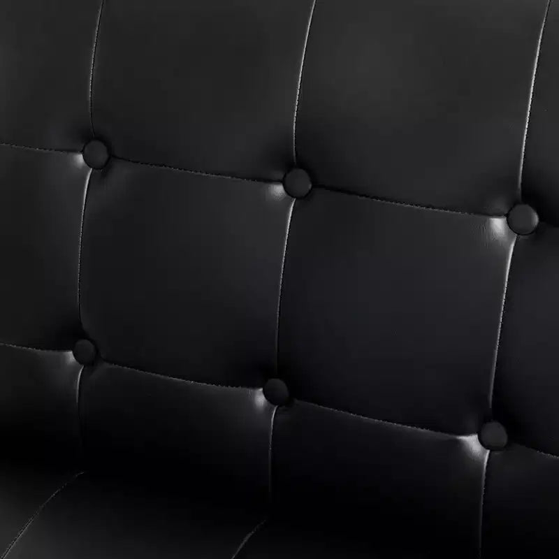 Fauteuil d'appoint en similicuir - Glitzhome