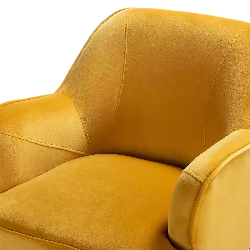 Fauteuil de salon confortable Odo en velours avec assise rembourrée, lot de 2 | Karat Home