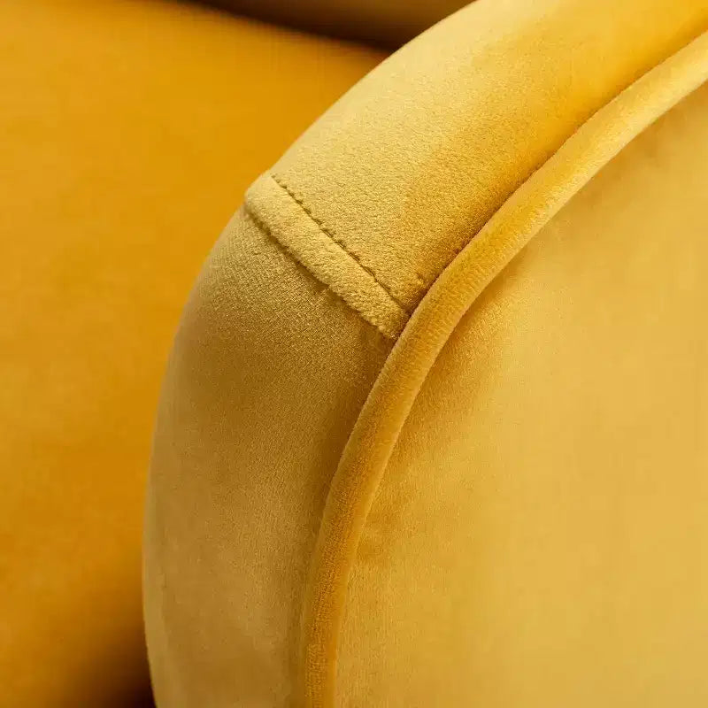Fauteuil de salon confortable Odo en velours avec assise rembourrée, lot de 2 | Karat Home