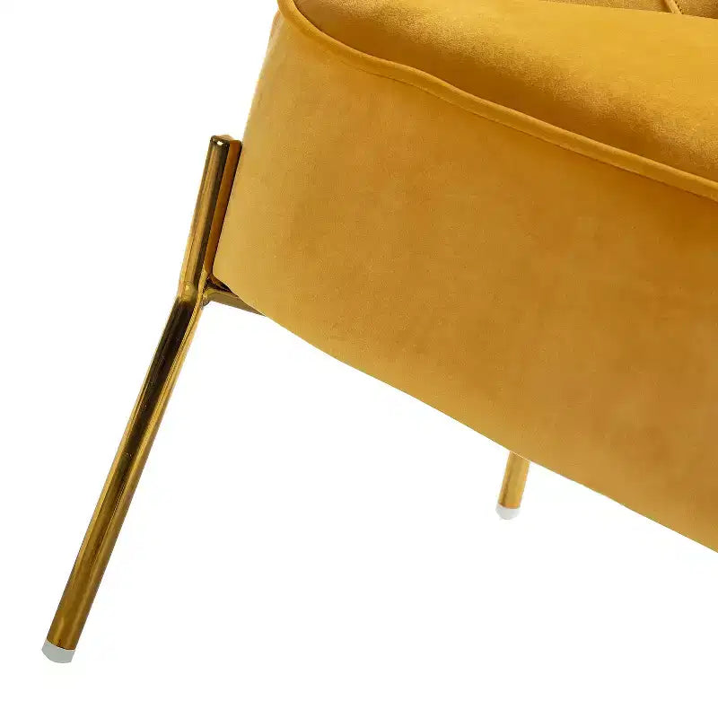Fauteuil de salon confortable Odo en velours avec assise rembourrée, lot de 2 | Karat Home