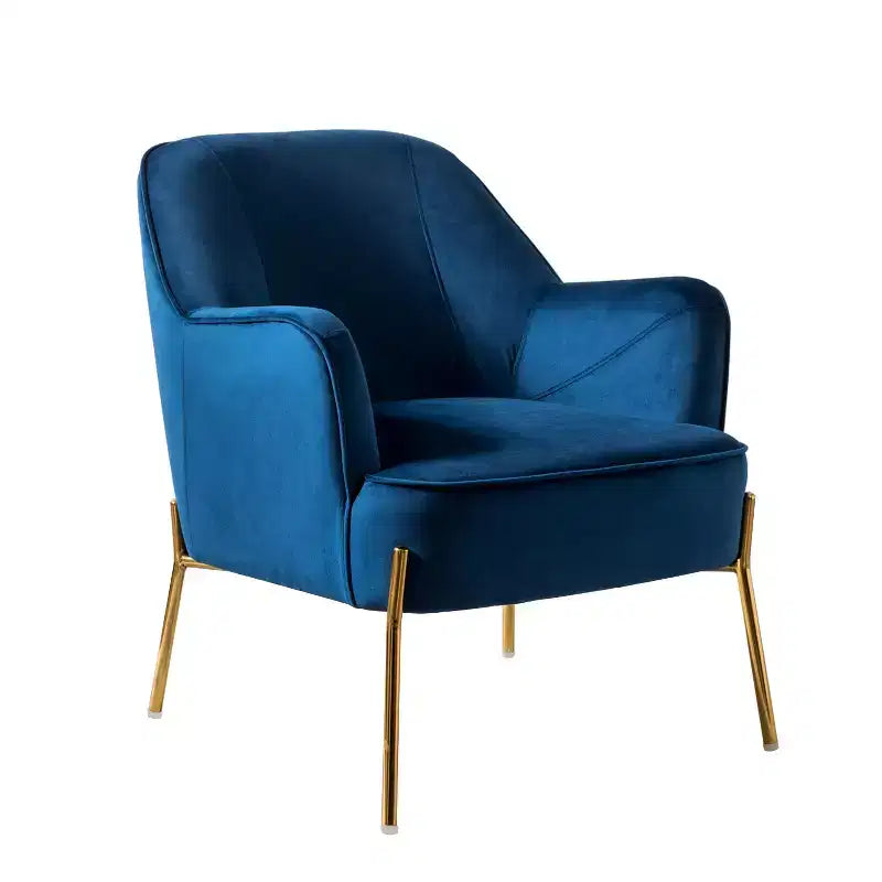 Fauteuil de salon confortable Odo en velours avec assise rembourrée, lot de 2 | Karat Home