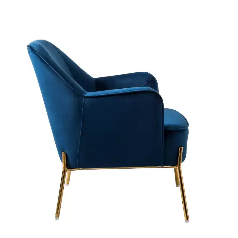 Fauteuil de salon confortable Odo en velours avec assise rembourrée, lot de 2 | Karat Home