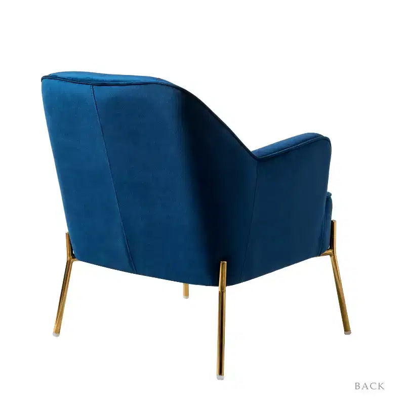 Fauteuil de salon confortable Odo en velours avec assise rembourrée, lot de 2 | Karat Home