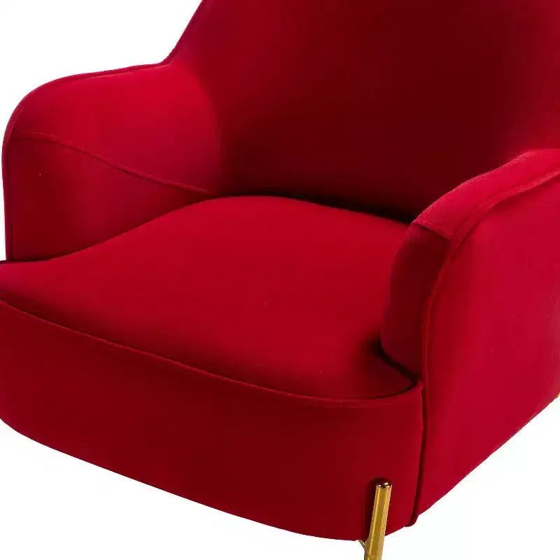 Fauteuil de salon confortable Odo en velours avec assise rembourrée, lot de 2 | Karat Home