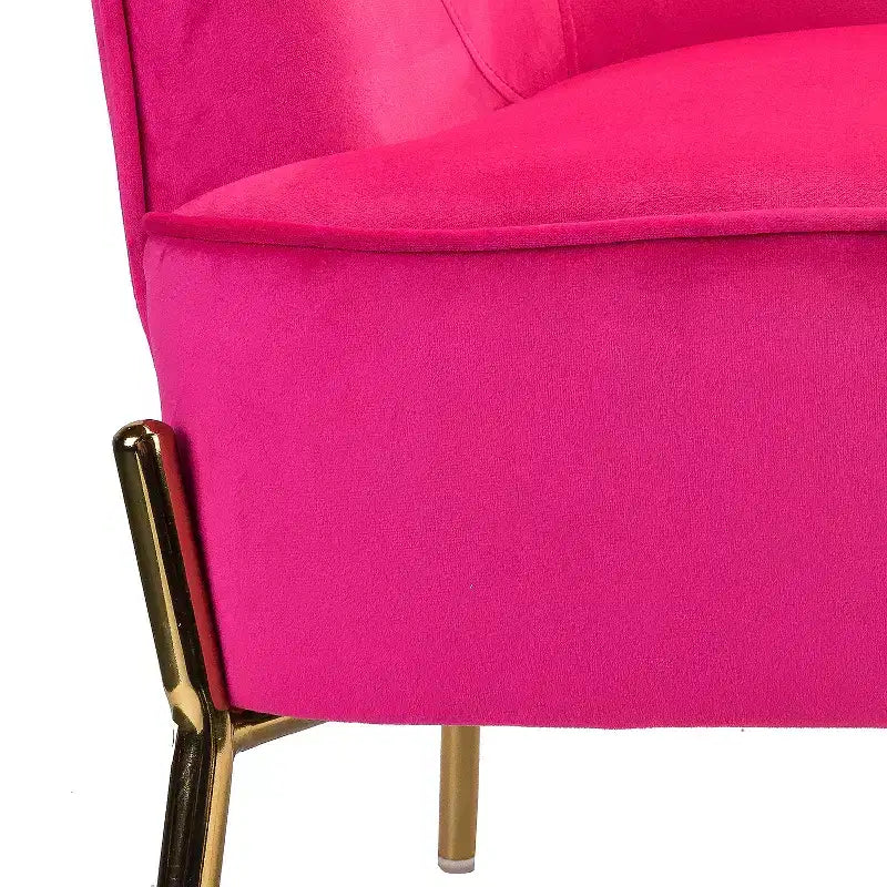 Fauteuil de salon confortable Odo en velours avec assise rembourrée, lot de 2 | Karat Home