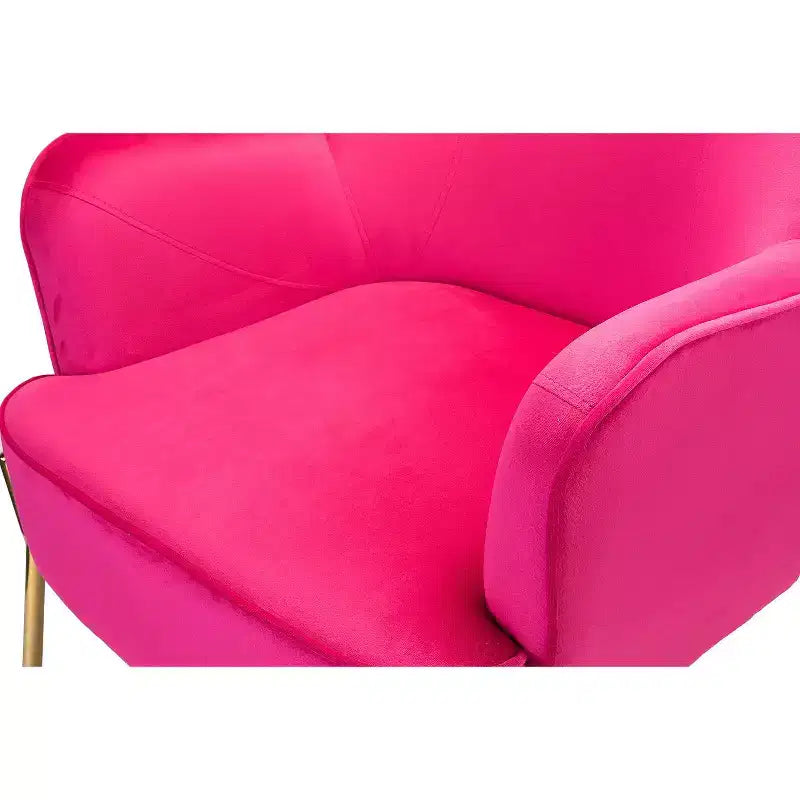Fauteuil de salon confortable Odo en velours avec assise rembourrée, lot de 2 | Karat Home