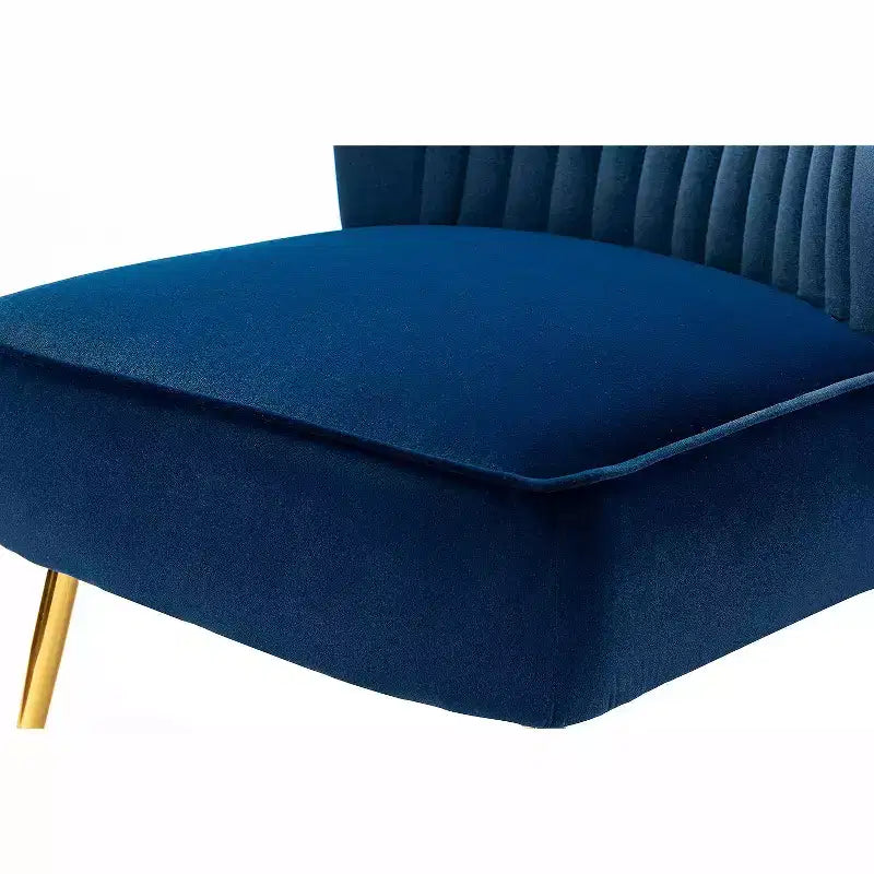 Lot de 2 chaises d'appoint Quentin en velours avec siège rembourré | Karat Home