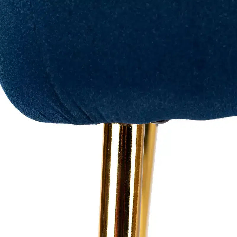 Lot de 2 chaises d'appoint Quentin en velours avec siège rembourré | Karat Home