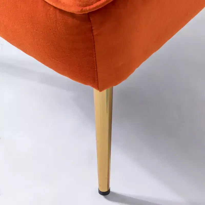 Lot de 2 chaises d'appoint Quentin en velours avec siège rembourré | Karat Home