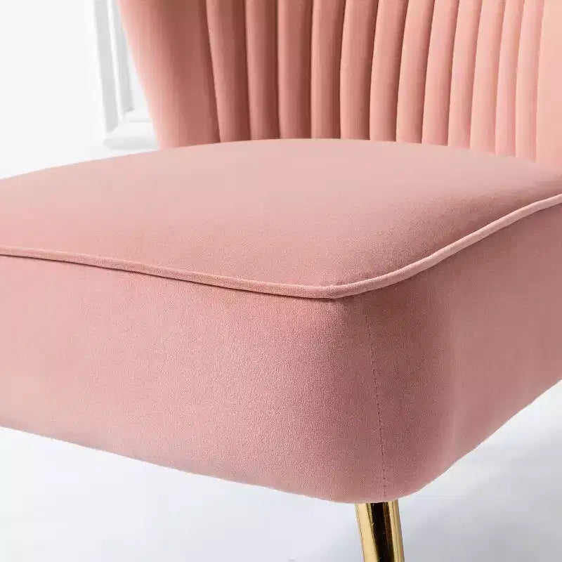 Lot de 2 chaises d'appoint Quentin en velours avec siège rembourré | Karat Home