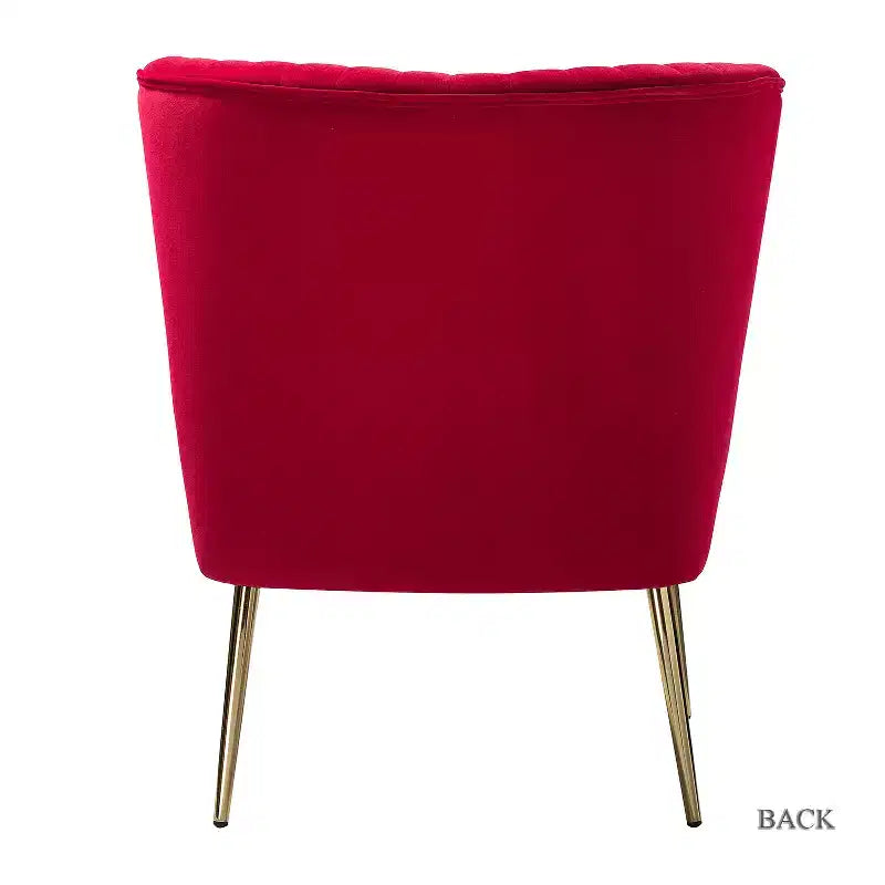 Lot de 2 chaises d'appoint Quentin en velours avec siège rembourré | Karat Home