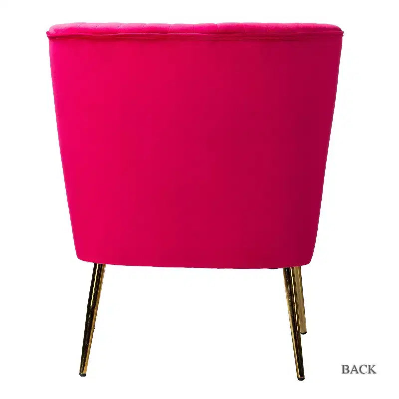 Lot de 2 chaises d'appoint Quentin en velours avec siège rembourré | Karat Home