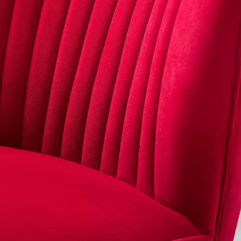 Lot de 2 chaises d'appoint Quentin en velours avec siège rembourré | Karat Home