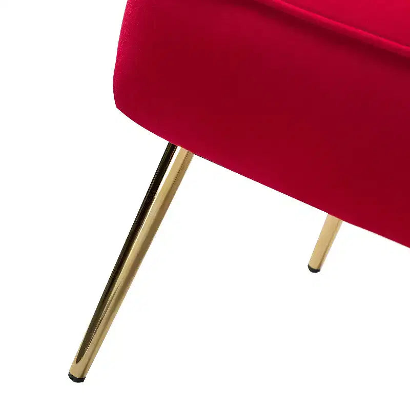 Lot de 2 chaises d'appoint Quentin en velours avec siège rembourré | Karat Home