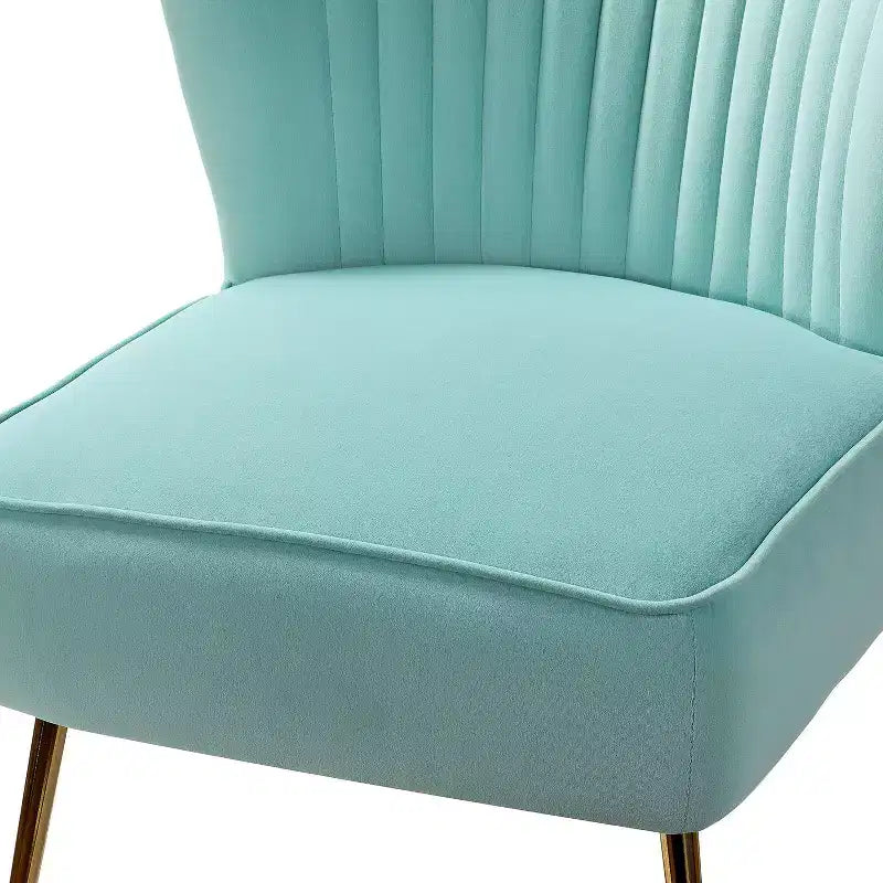 Lot de 2 chaises d'appoint Quentin en velours avec siège rembourré | Karat Home