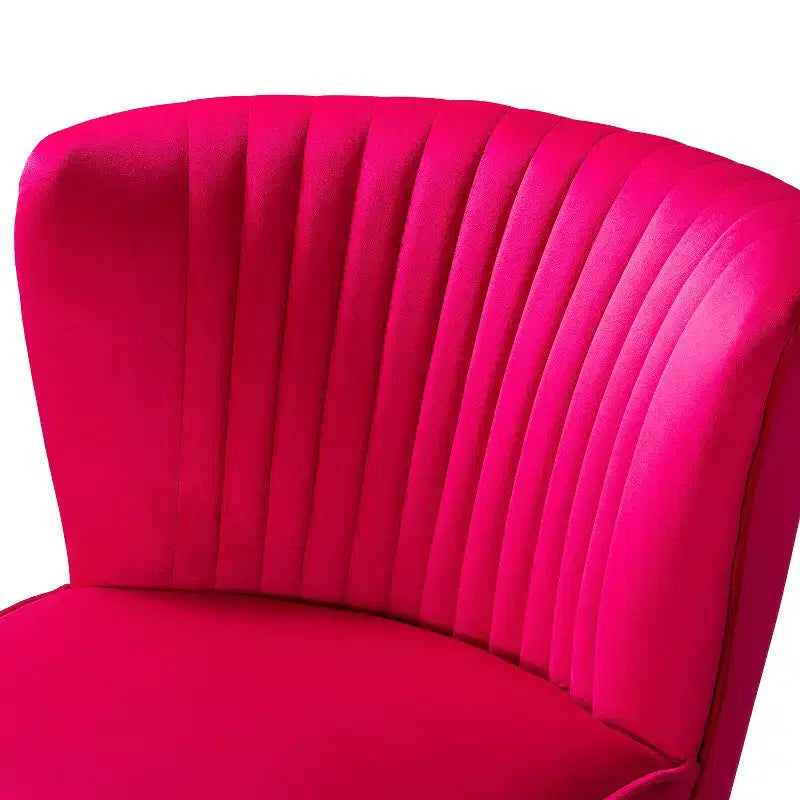 Lot de 2 chaises d'appoint Quentin en velours avec siège rembourré | Karat Home