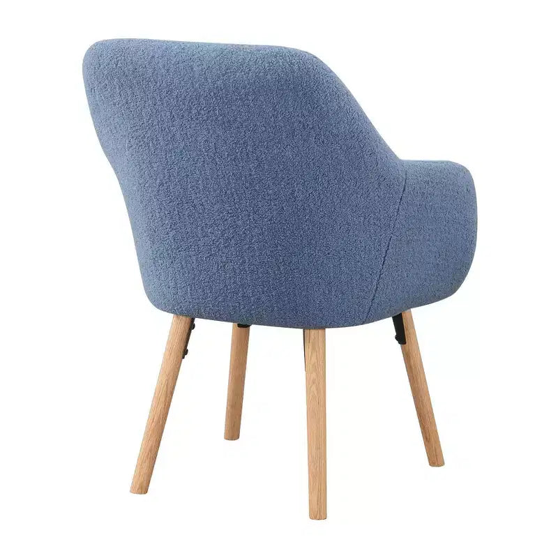 Fauteuil d'appoint Breighton Home Take a Seat Charlotte Wingback en similicuir mouton