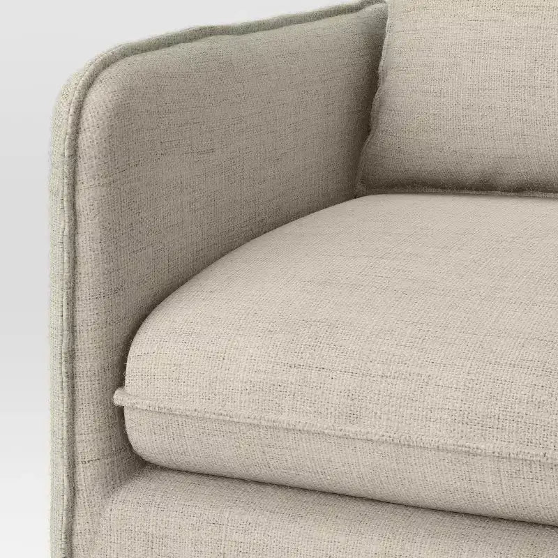 Berea Slouchy Lounge Chair with French Seams - Threshold