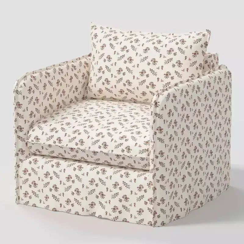 Berea Slouchy Lounge Chair with French Seams - Threshold