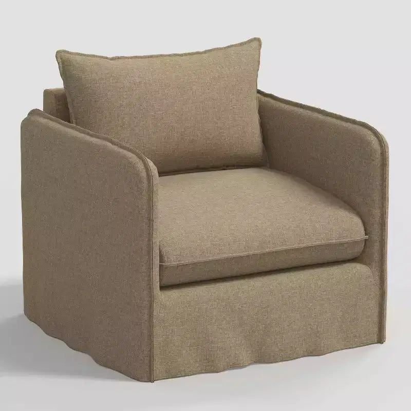 Berea Slouchy Lounge Chair with French Seams - Threshold