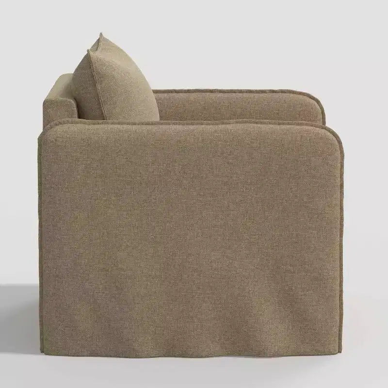 Berea Slouchy Lounge Chair with French Seams - Threshold