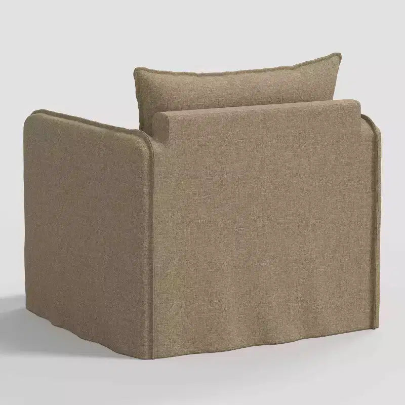 Berea Slouchy Lounge Chair with French Seams - Threshold