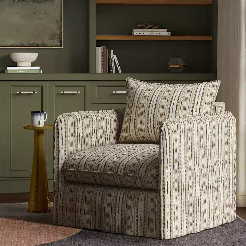 Berea Slouchy Lounge Chair with French Seams - Threshold