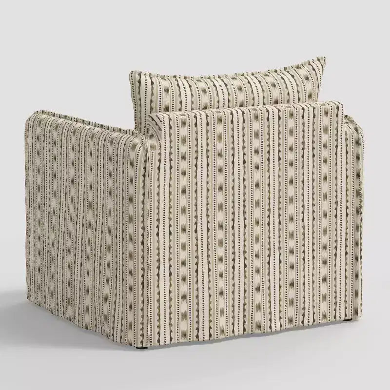 Berea Slouchy Lounge Chair with French Seams - Threshold