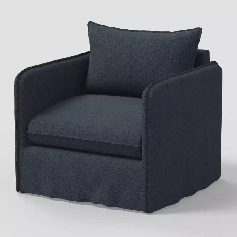 Berea Slouchy Lounge Chair with French Seams - Threshold