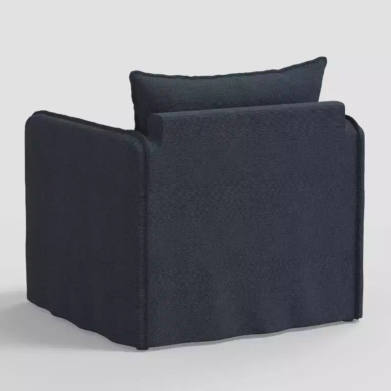 Berea Slouchy Lounge Chair with French Seams - Threshold