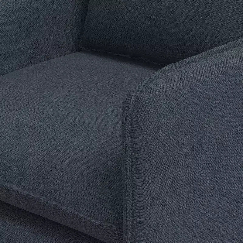 Berea Slouchy Lounge Chair with French Seams - Threshold