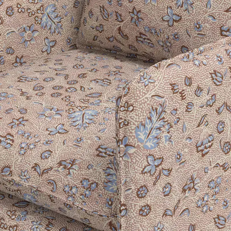 Berea Slouchy Lounge Chair with French Seams - Threshold