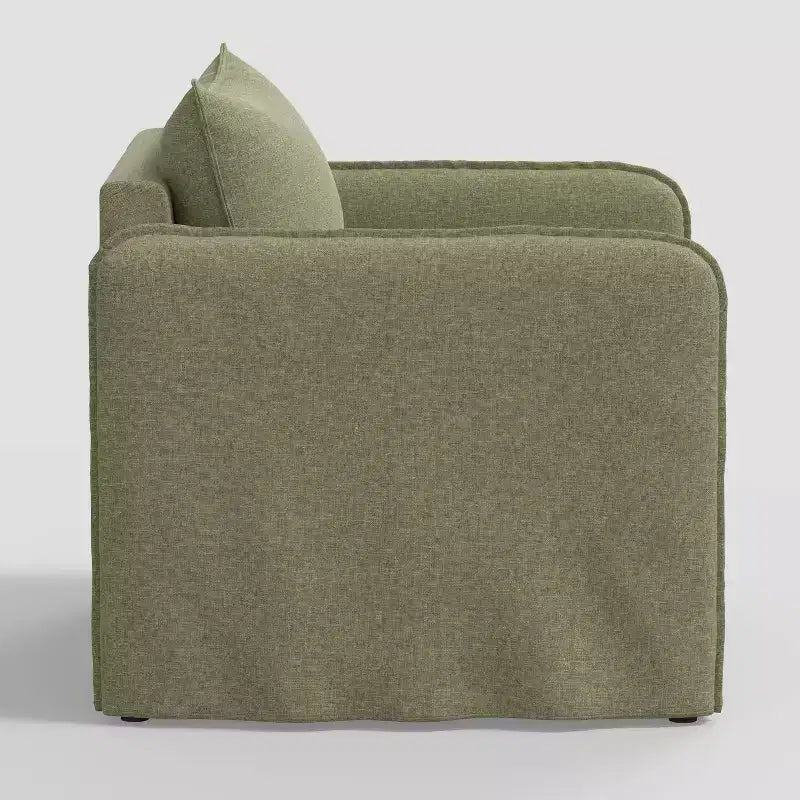 Berea Slouchy Lounge Chair with French Seams - Threshold