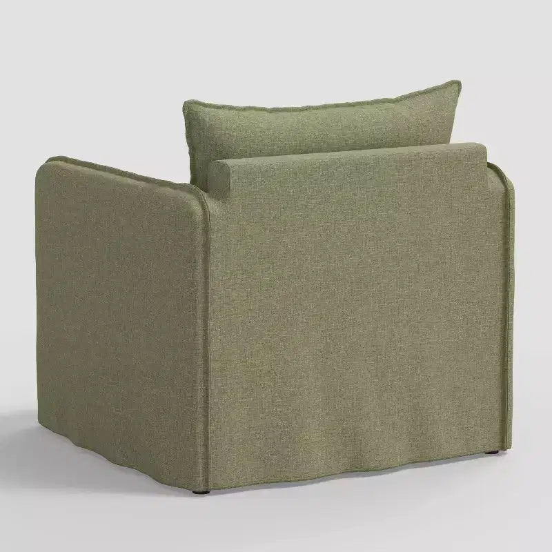Berea Slouchy Lounge Chair with French Seams - Threshold