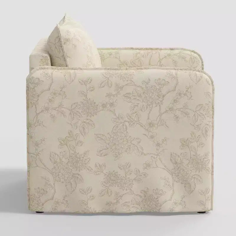 Berea Slouchy Lounge Chair with French Seams - Threshold