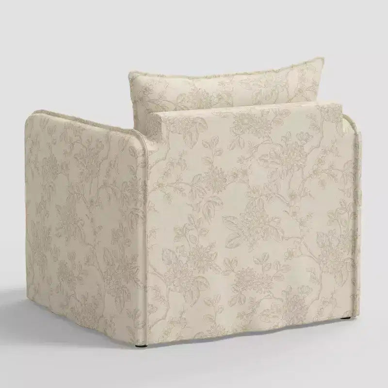 Berea Slouchy Lounge Chair with French Seams - Threshold