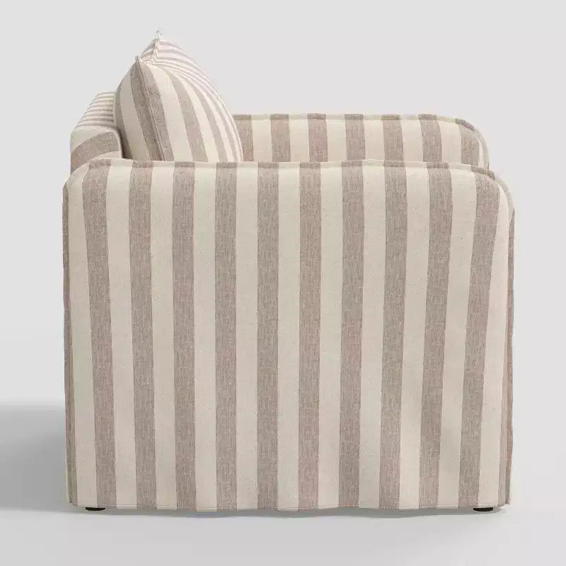 Berea Slouchy Lounge Chair with French Seams - Threshold