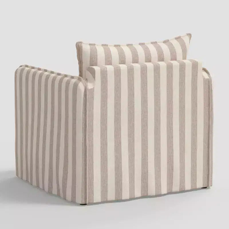 Berea Slouchy Lounge Chair with French Seams - Threshold