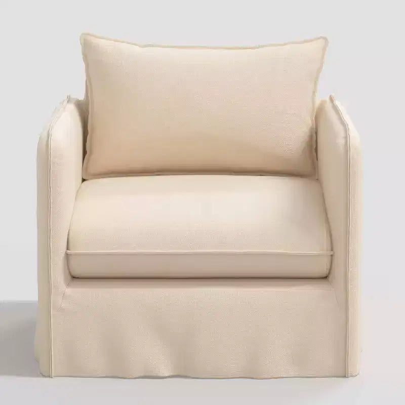 Berea Slouchy Lounge Chair with French Seams - Threshold