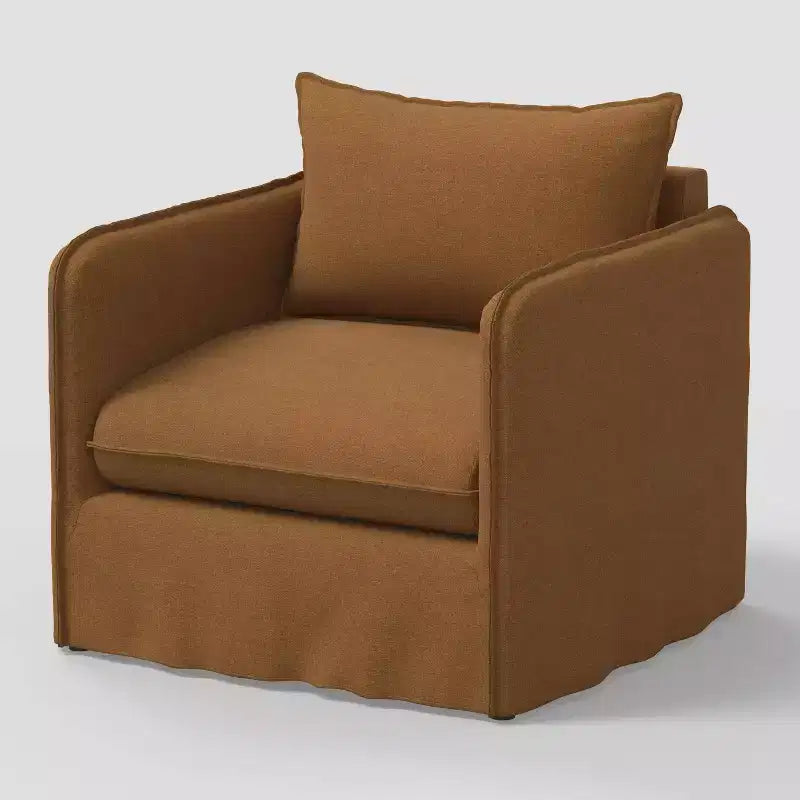Berea Slouchy Lounge Chair with French Seams - Threshold