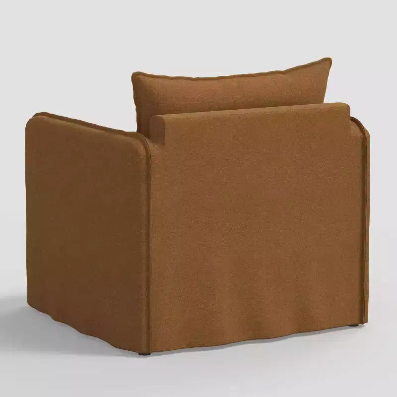 Berea Slouchy Lounge Chair with French Seams - Threshold
