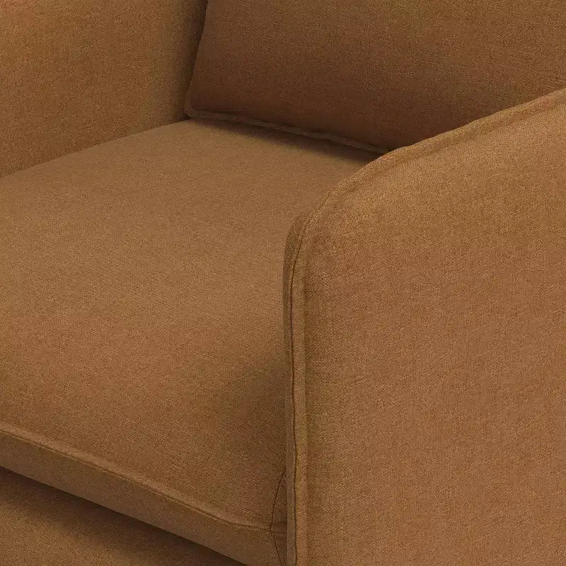 Berea Slouchy Lounge Chair with French Seams - Threshold